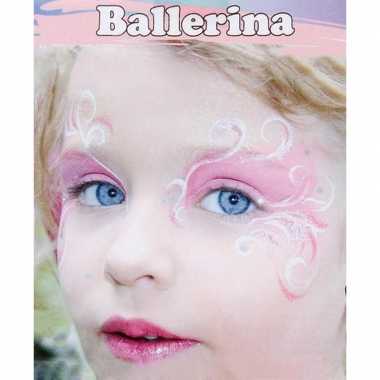 Ballerina schminken schminkset 6 delig