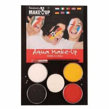 Belgie kleuren schmink set
