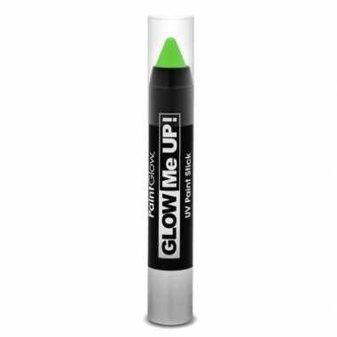 Glow the dark make up stift groen