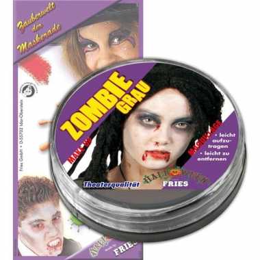 Halloween Zombie schmink grijs