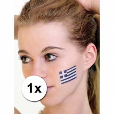Landen vlag tattoo griekenland