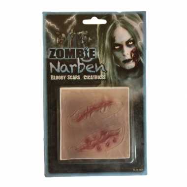 Latex nep snede littekens 2 stuks