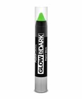 Glow the dark make up stift neon groen